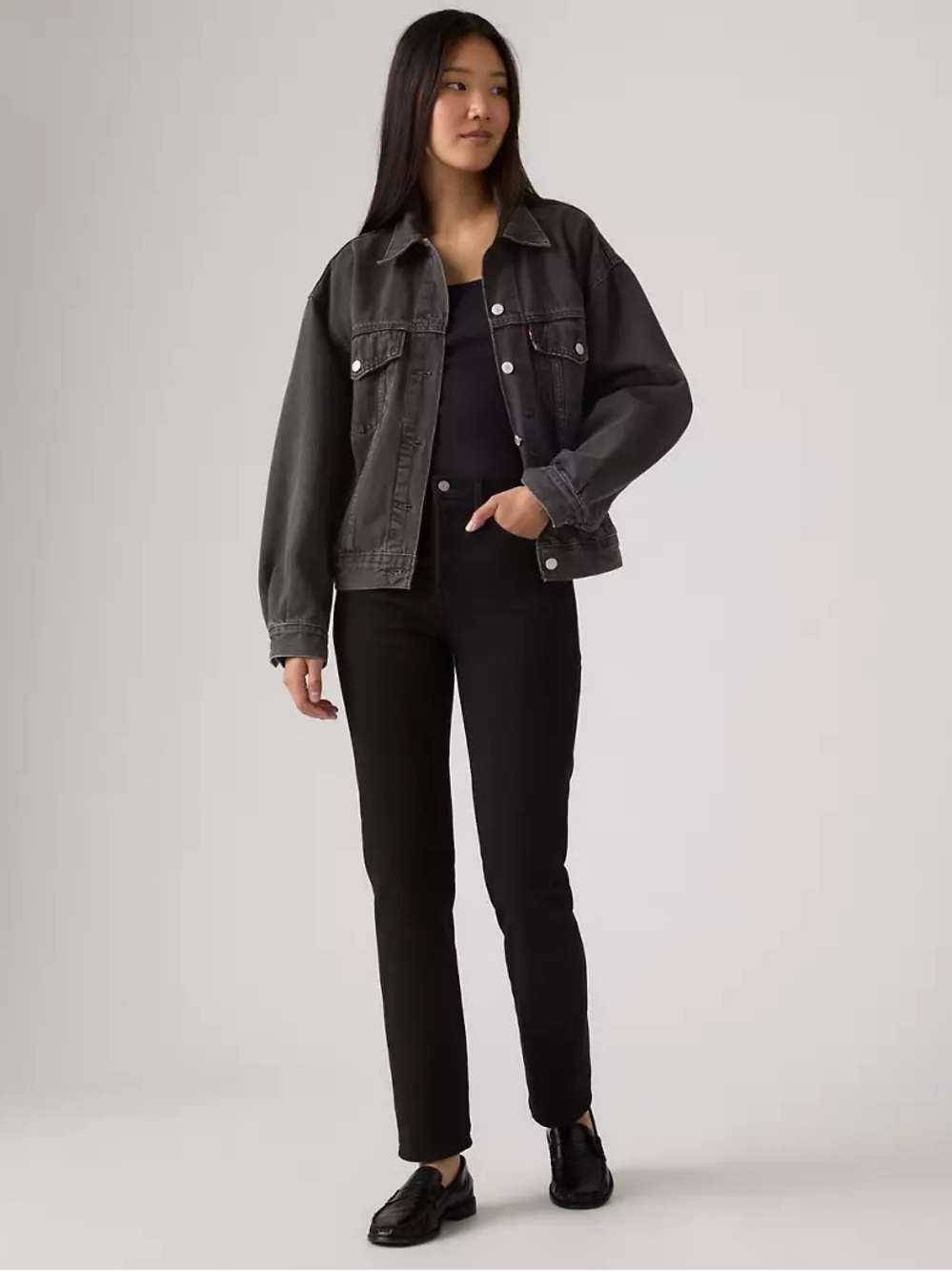 Levi's Wedgie Straight Leg Women’s Jeans - Black